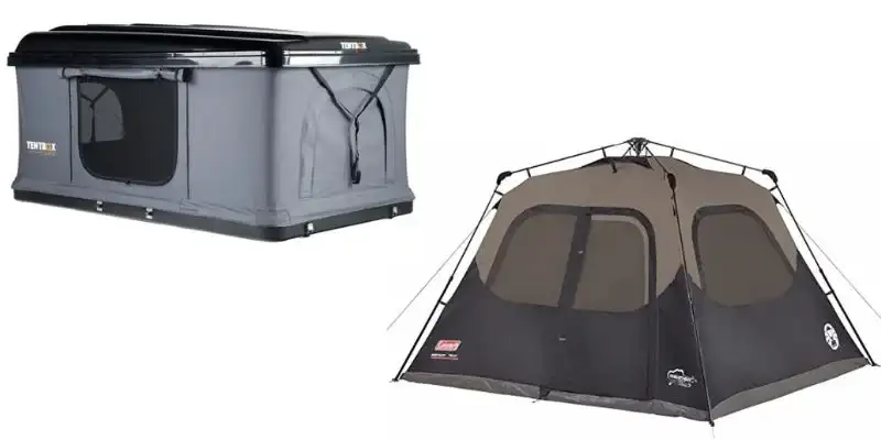 How Roof Top Tents Compare to Ground Instant Tents top picture.