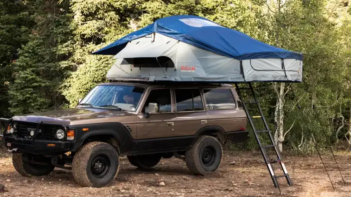 Roam Adventure the Vagabond XL Rooftop Tent.