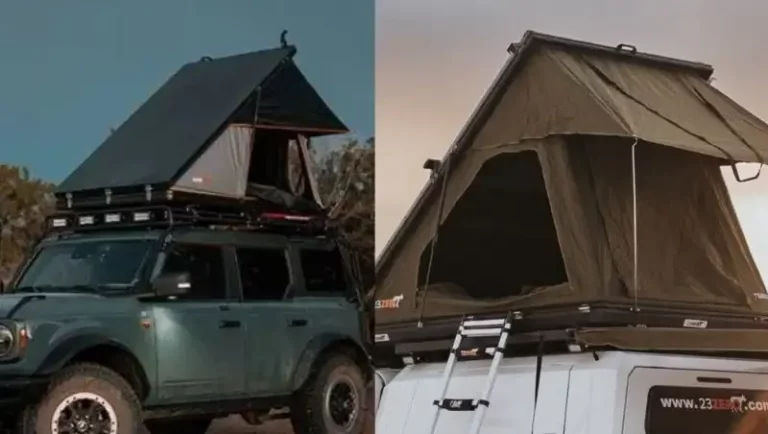 Roofnest Falcon 2 XL vs 23Zero Kabari Roof Top Tents top picture.