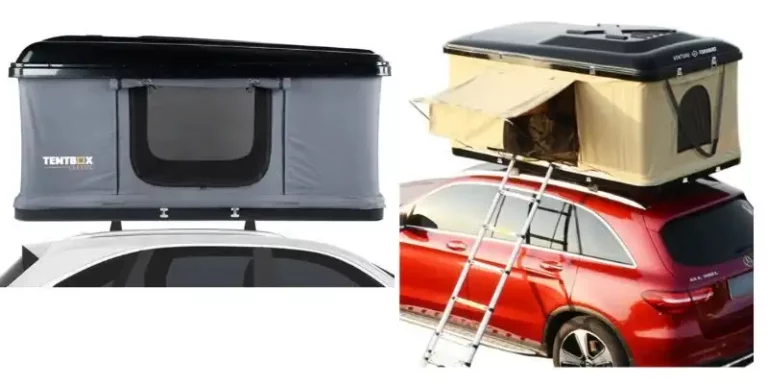 TentBox Classic vs Venture Forward Hard Shell Rooftop Tent top picture.